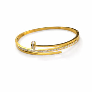 Minimal Crystal Line Bracelet