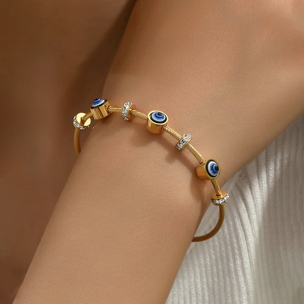 Evil Eye Charm Protection Bracelet - Image 4