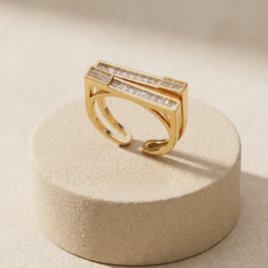 Strié Bar Ring