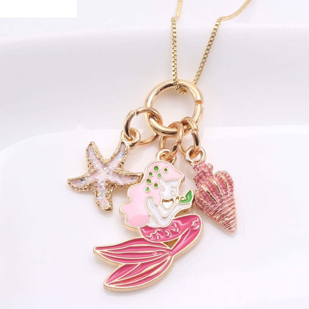 Mermaid Princess Charm Necklace - Image 2