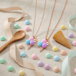 Best Friends Ice Cream Necklace Set