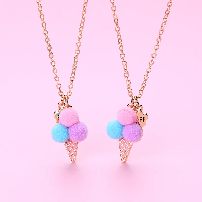 Best Friends Ice Cream Necklace Set - Image 4