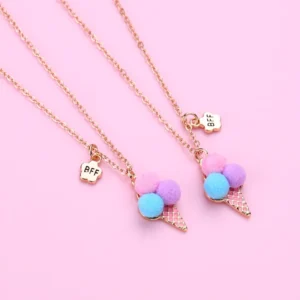 Best Friends Ice Cream Necklace Set