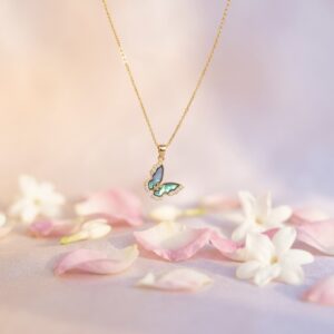 Golden Butterfly Necklace
