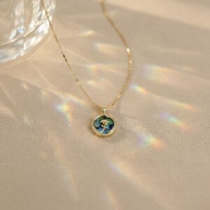 Golden Rose Necklace