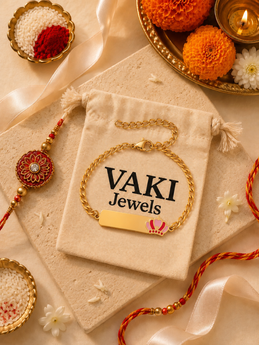 Princess Crown Rakhi Bracelet for Girls - Image 3