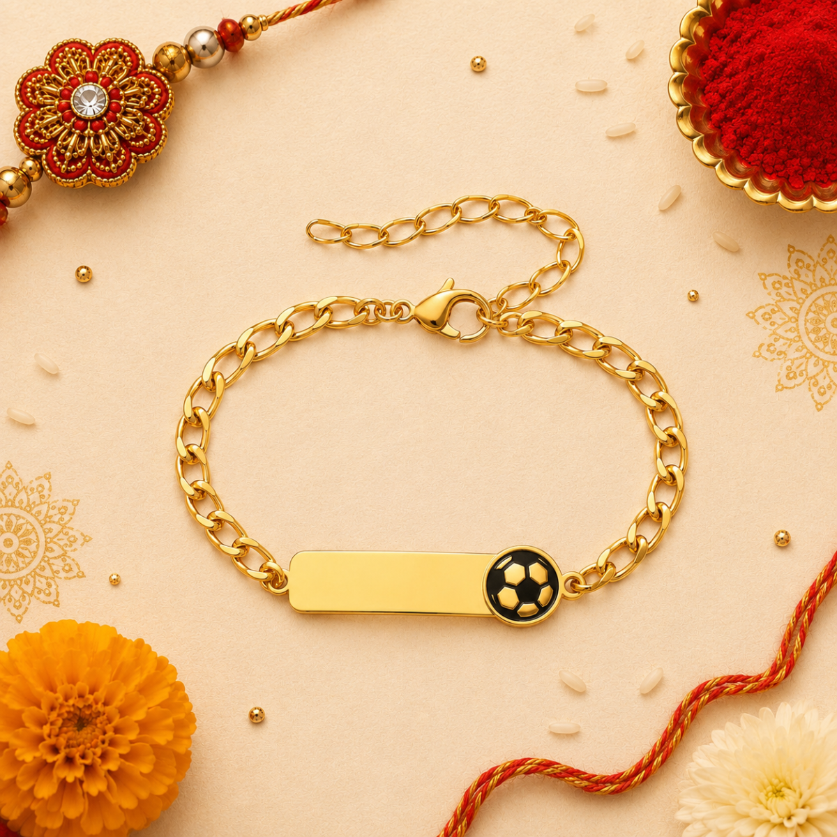 Football Rakhi Bracelet for Boys