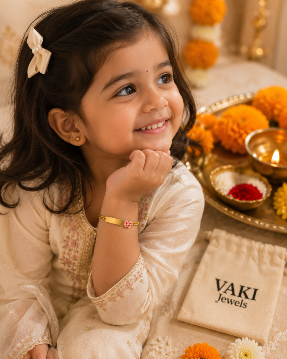 Butterfly Rakhi Bracelet for Girls - Image 2