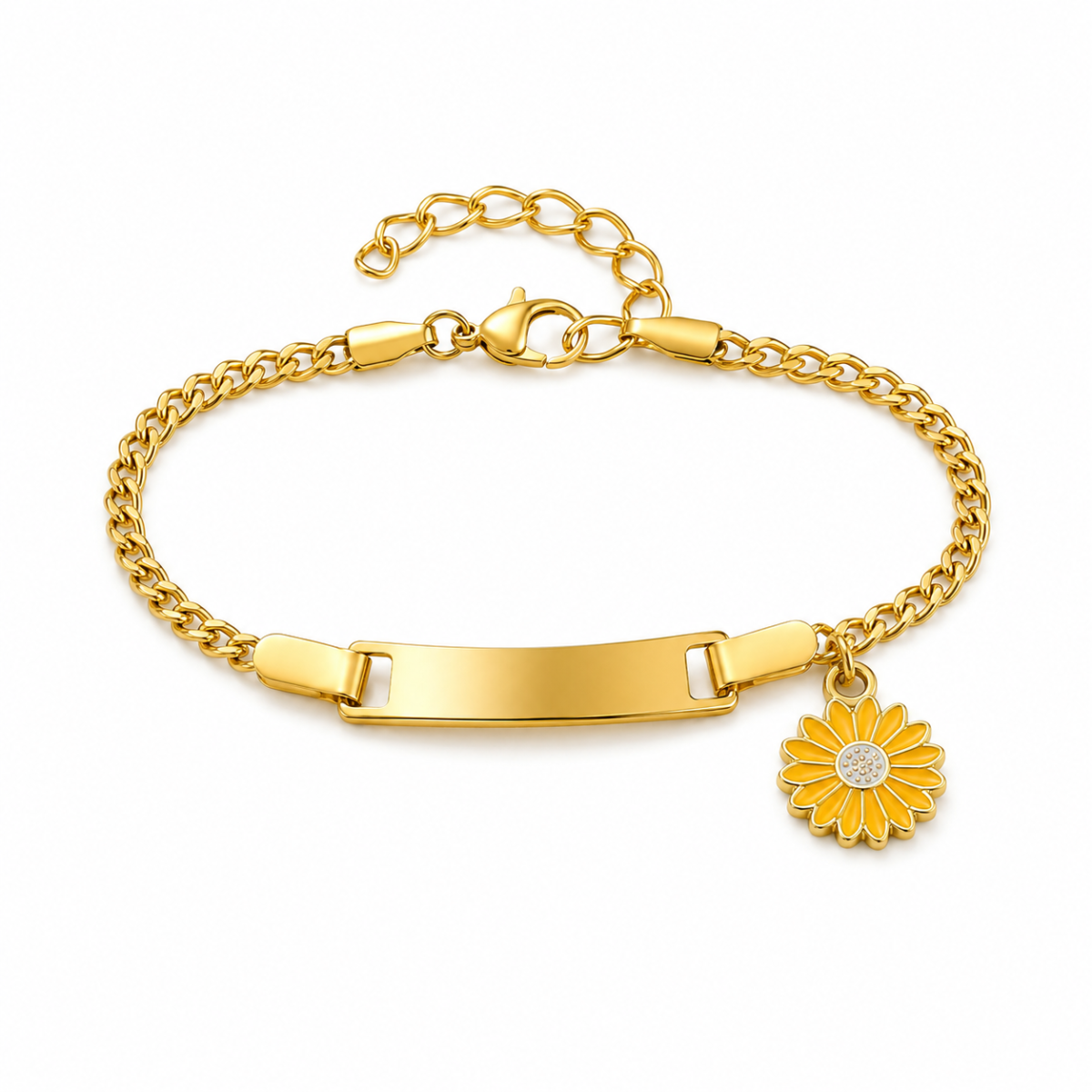 Yellow Daisy Rakhi Bracelet for Girls & Women - Image 4