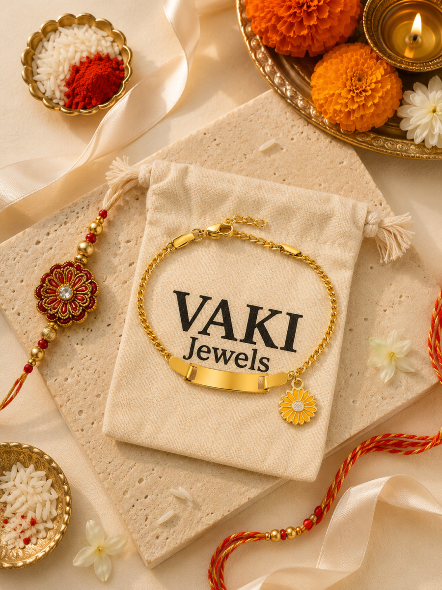 Yellow Daisy Rakhi Bracelet for Girls & Women