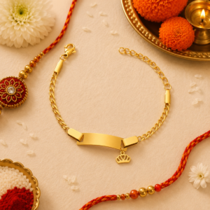 Princess Crown Rakhi Bracelet for Babies & Toddlers